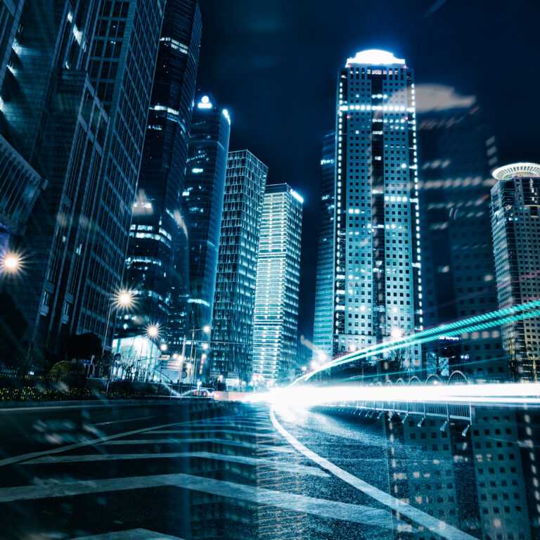 light trails