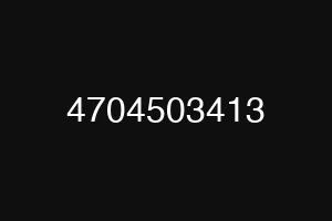4704503413
