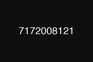 7172008121