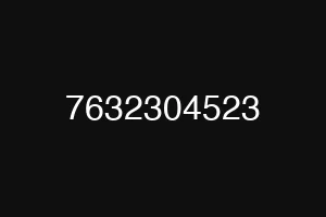 7632304523