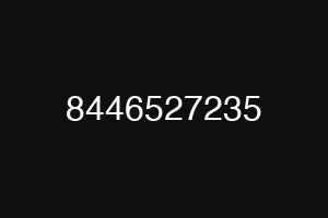 8446527235