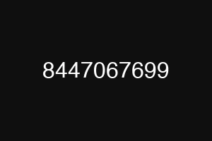 8447067699
