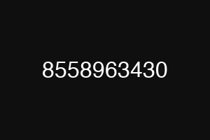 8558963430