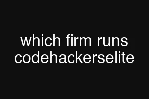 which firm runs codehackerselite